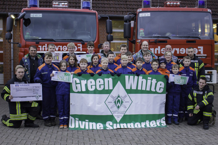 Spende an die Jugendfeuerwehr